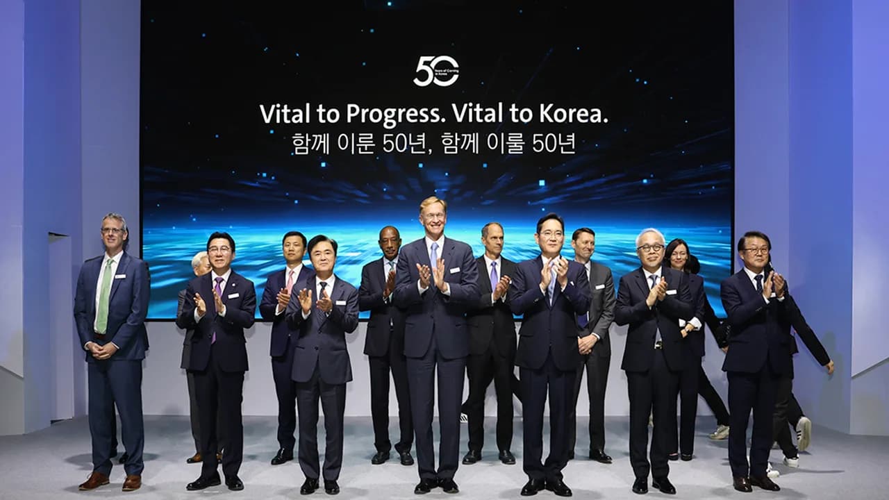 코닝 한국 투자 50주년 기념식 이미지 1