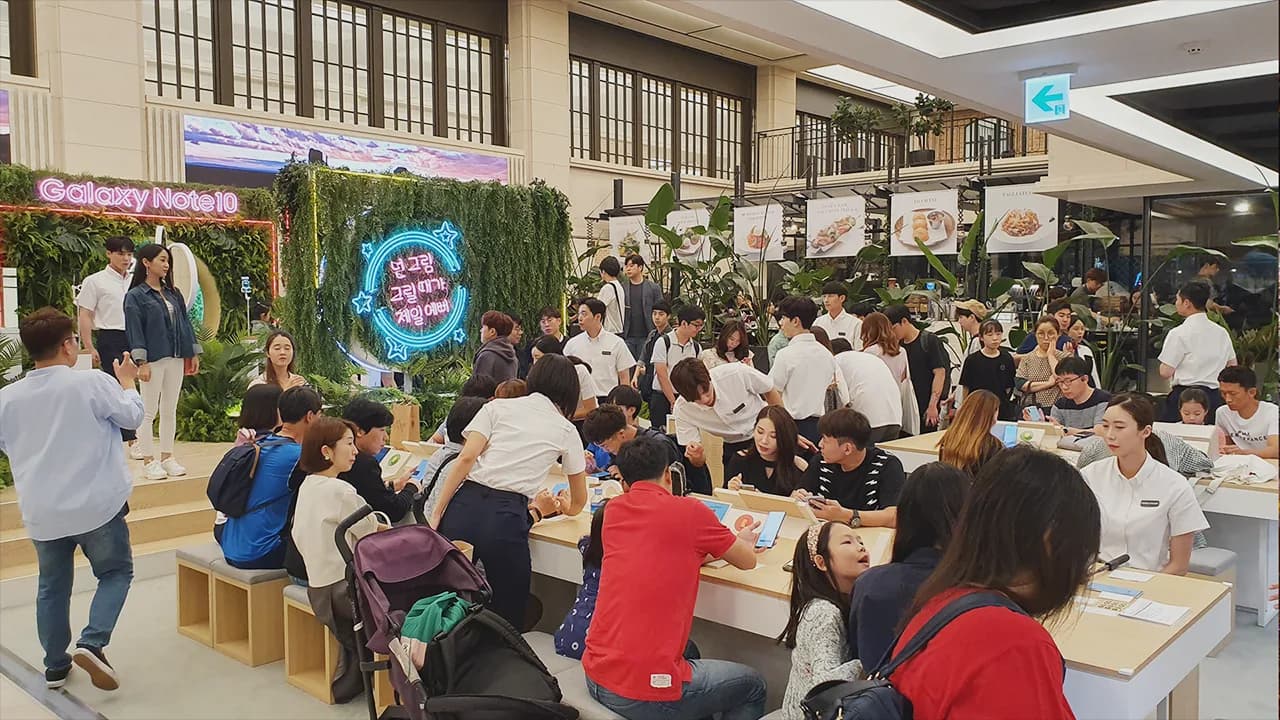 2019 갤럭시 N10 체험존 이미지 2
