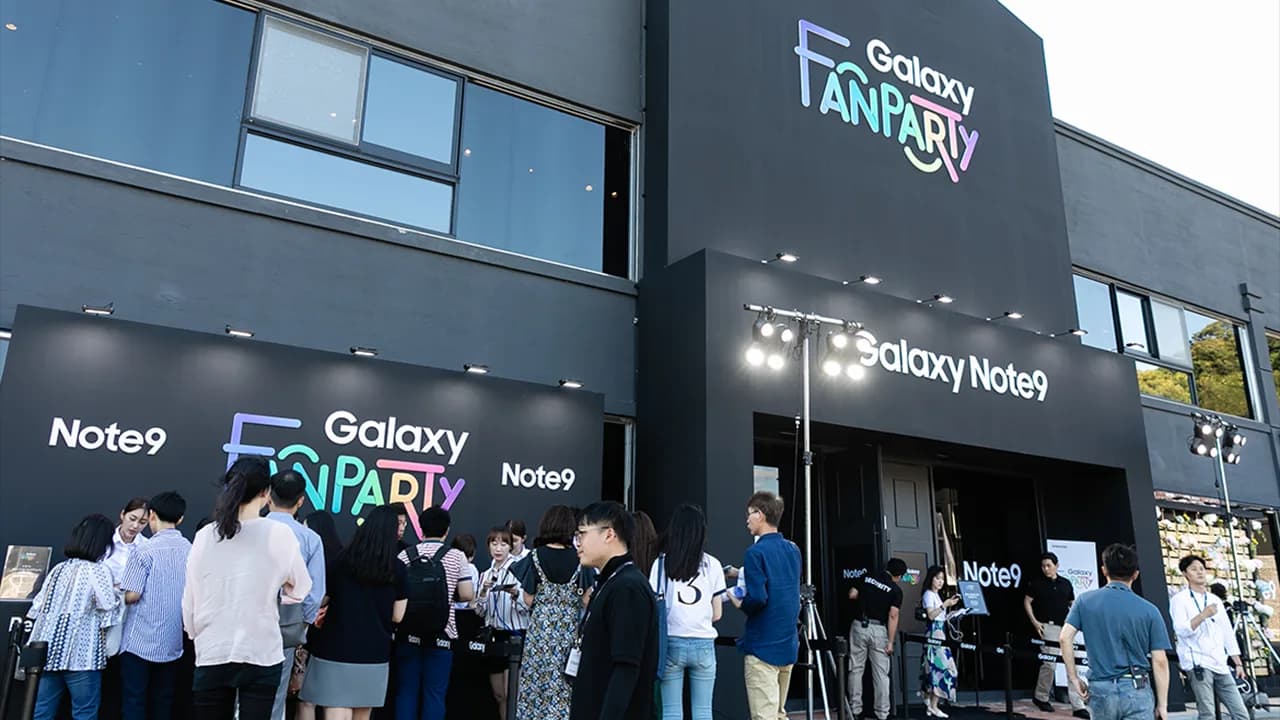 2018 삼성 갤럭시 노트9 팬파티 이미지 3