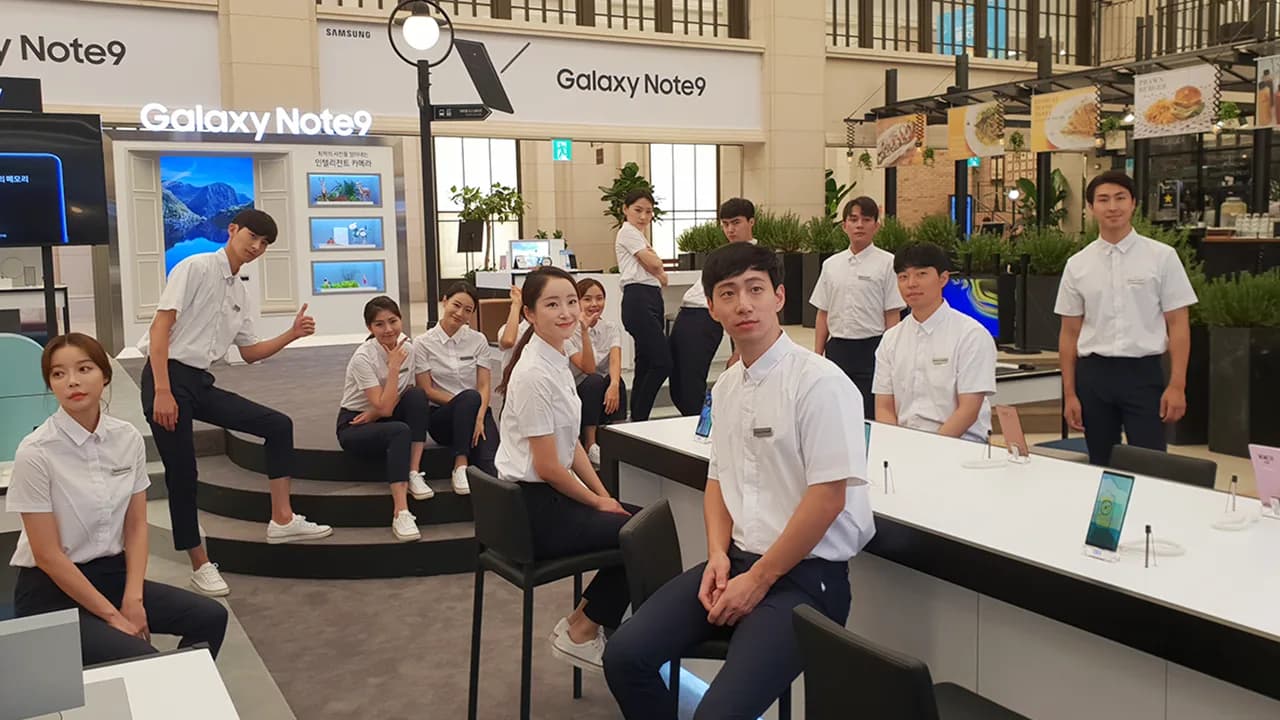 2018 삼성 갤럭시 노트9 체험존 이미지 2