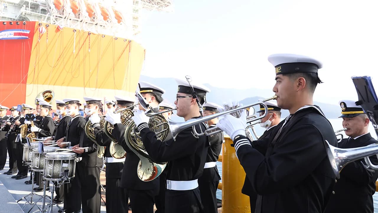 2021 삼성중공업 FLNG 출항 명명식 이미지 3