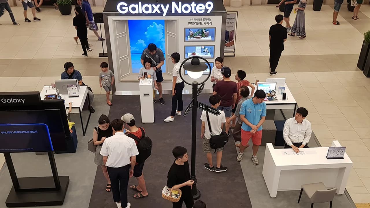 2018 삼성 갤럭시 노트9 체험존 이미지 1